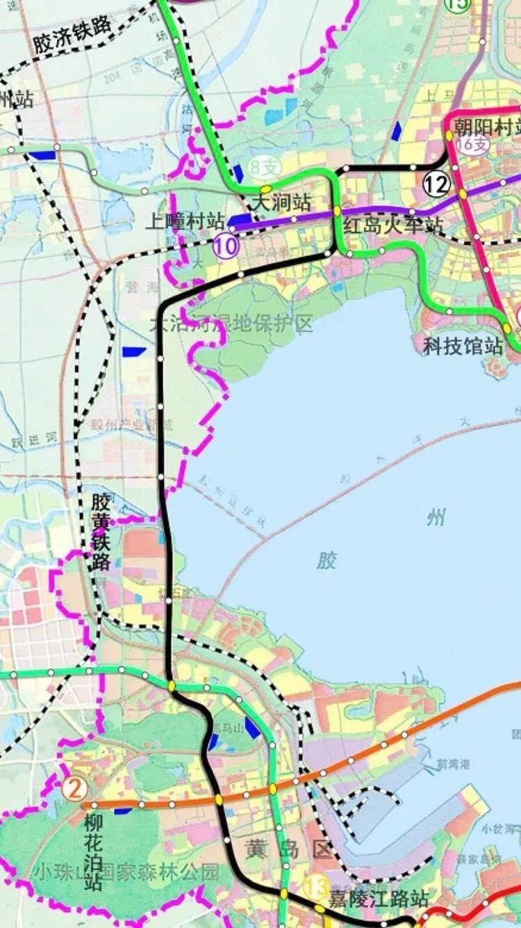 青岛地铁最新规划图详解，解读未来城市交通蓝图